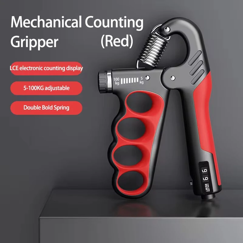 (image for) KALOAD 5-100kg Adjustable Grip Strength Gym Wrist Expander Hand Strengthener Muscle Recovery Hand Strength Exercise Equipment
